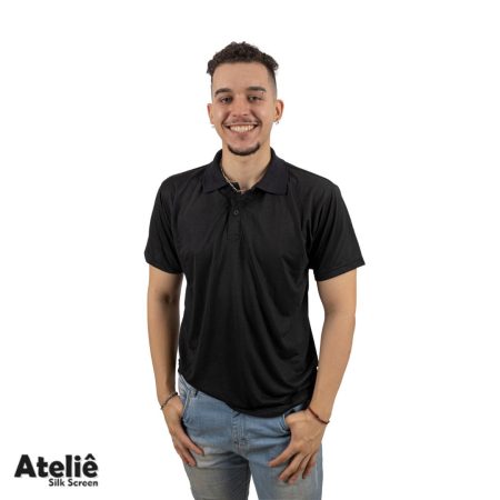 Camisa Polo Masculina Malha Fria - Ateliê Silk