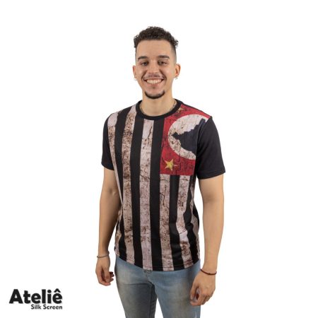 Camiseta Premium Masculina Mista Poliéster e Algodão - Ateliê Silk